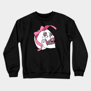 Pink Skull Crewneck Sweatshirt